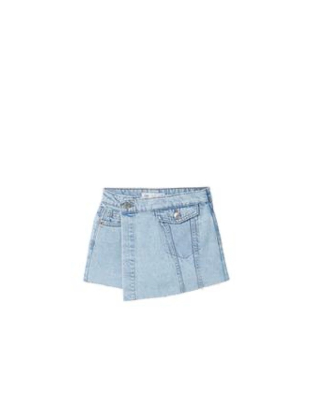 Zara girls denim skort with pocket